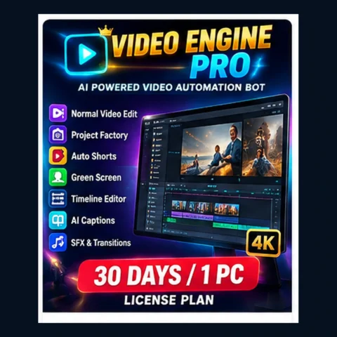 Video Engine Pro – 30 Days / 1 PC