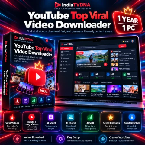YouTube Top Viral Video Downloader - 1 Year / 1 PC