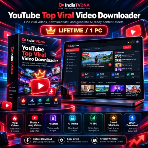 YouTube Top Viral Video Downloader - Lifetime / 1 PC