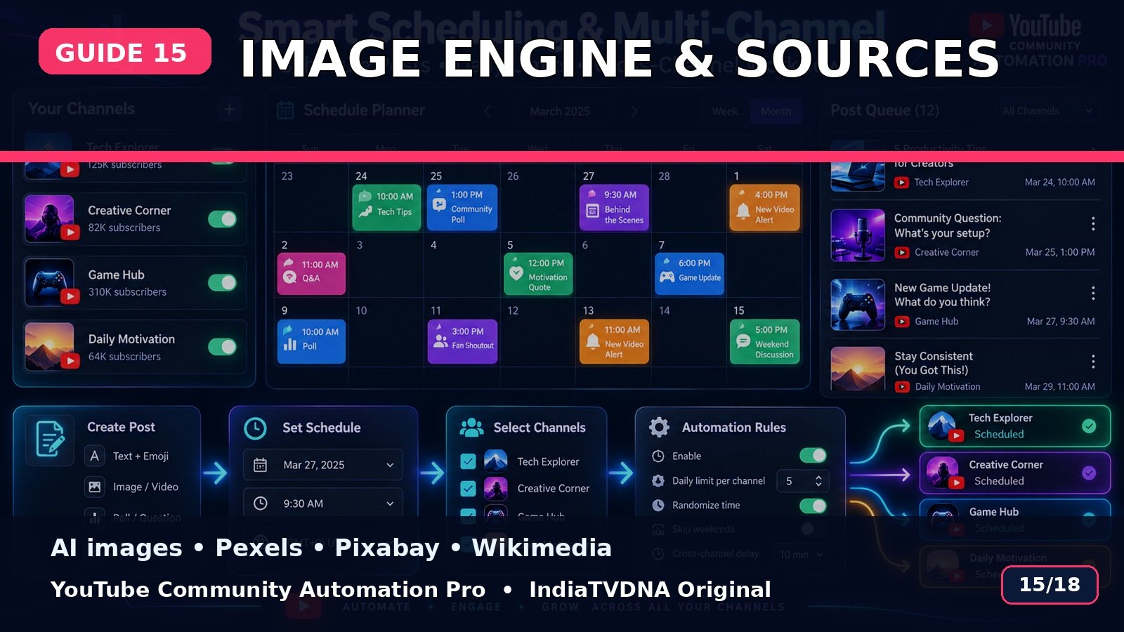 Image Engine: AI Images, Pexels, Pixabay और Wikimedia Image Engine: AI Images, Pexels, Pixabay और Wikimedia