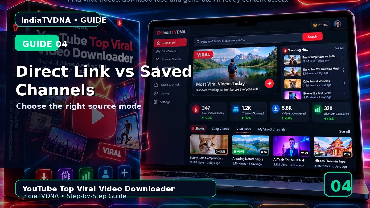 Direct Link vs Saved Channels Mode — कौन सा कब Use करें?