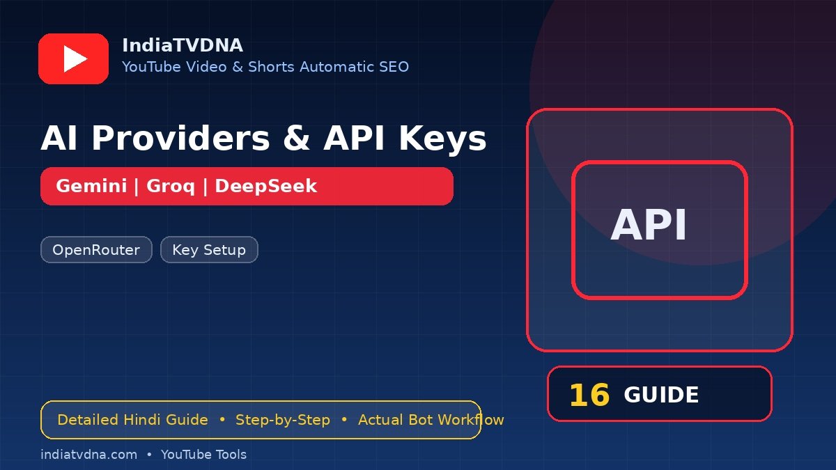 Gemini, Groq, DeepSeek और OpenRouter API Keys Setup Guide Gemini, Groq, DeepSeek और OpenRouter API Keys Setup Guide