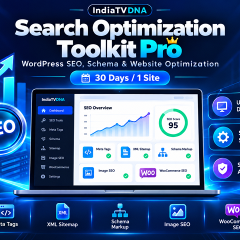 IndiaTVDNA Search Optimization Toolkit Pro – 30 Days / 1 Site