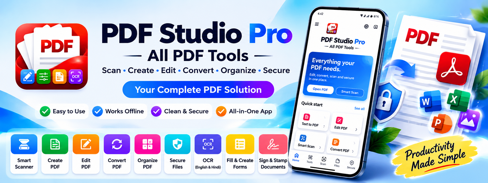 PDF Studio Pro complete PDF solution promotional image