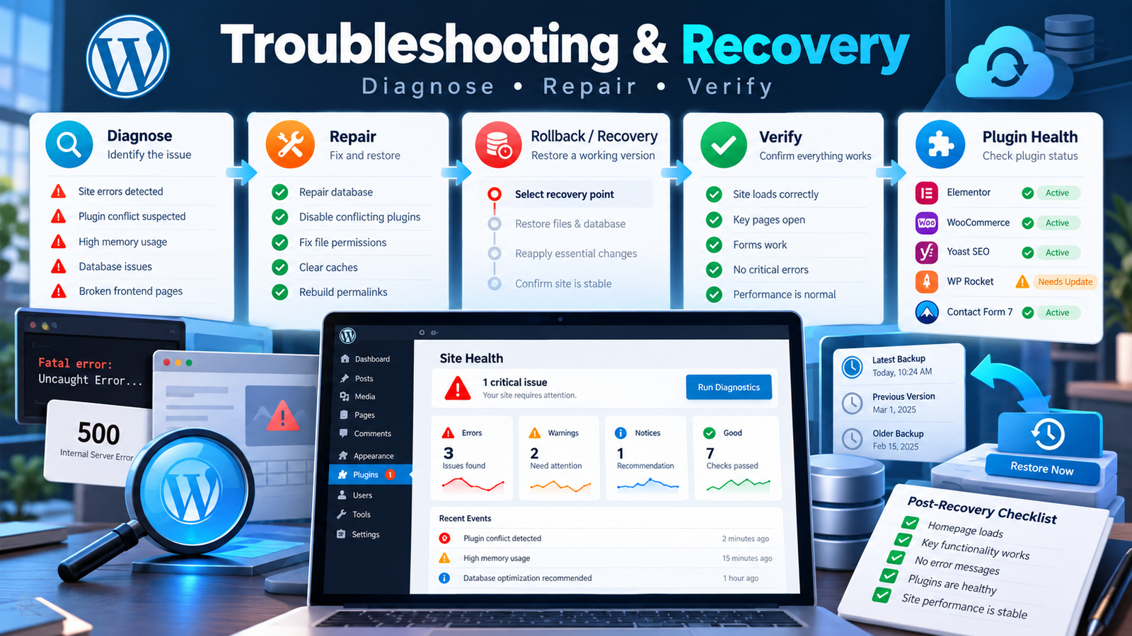 IndiaTVDNA SEO Master troubleshooting feature integrity and recovery guide