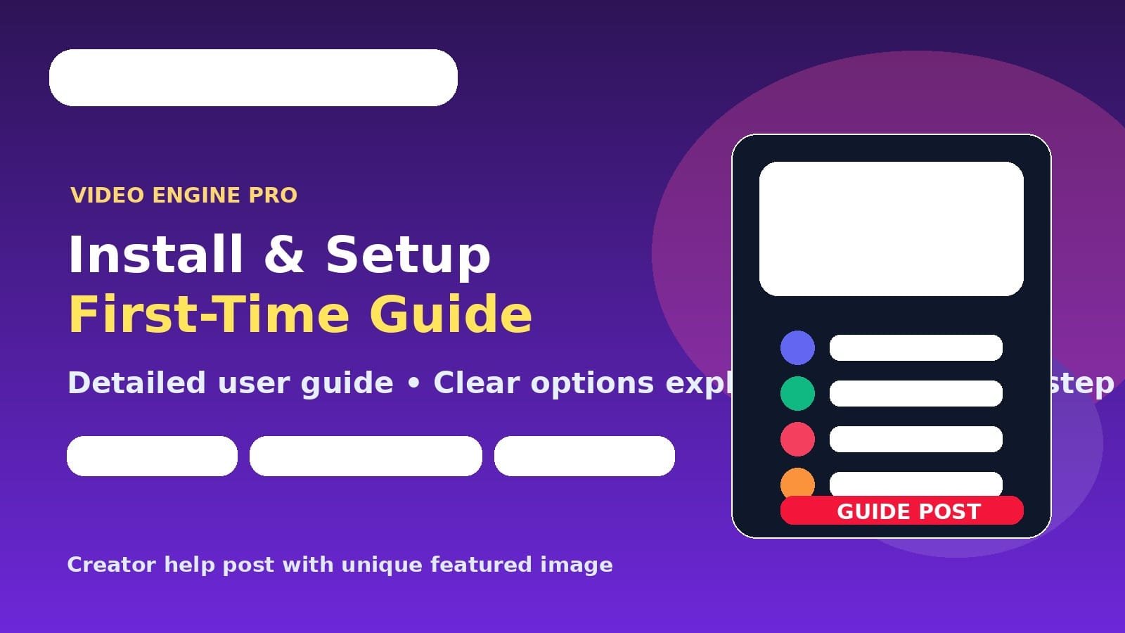 Video Engine Pro Install कैसे करें? ZIP, First-Time Setup और Start Guide Video Engine Pro Install कैसे करें? ZIP, First-Time Setup और Start Guide