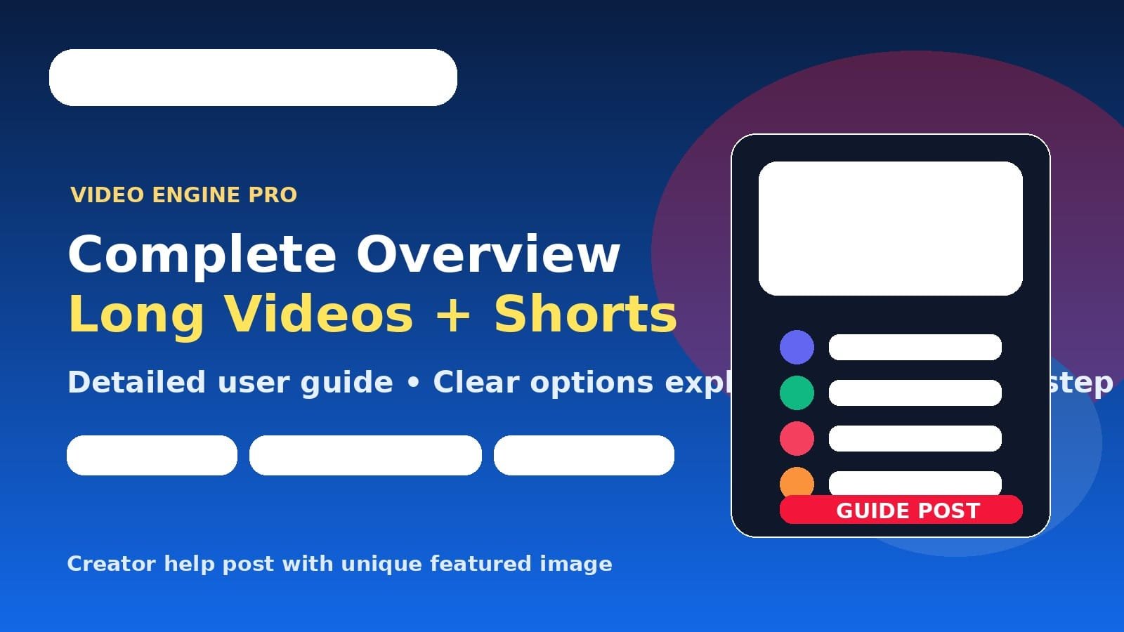Video Engine Pro क्या है? Complete Overview for Long Videos + Shorts Video Engine Pro क्या है? Complete Overview for Long Videos + Shorts