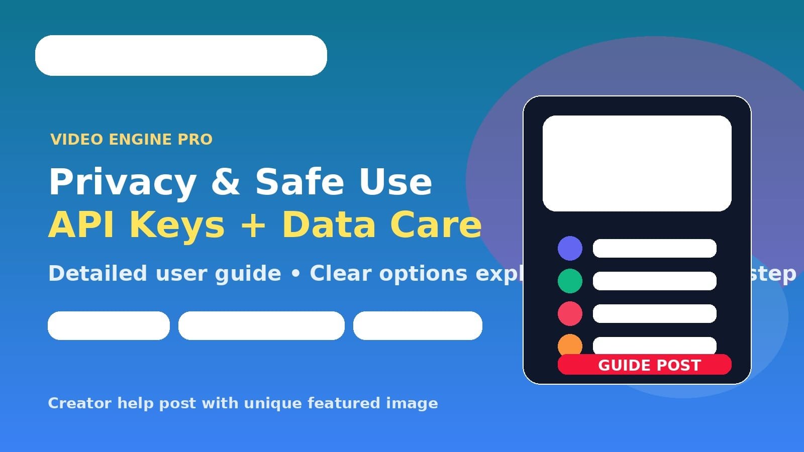 Privacy & safe-use guide: API keys, personal data aur share karte waqt kya ध्यान रखें Privacy & safe-use guide: API keys, personal data aur share karte waqt kya ध्यान रखें